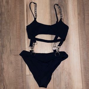 Fashion Nova One Piece Chain Bikini